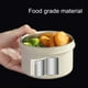 thumbnail image 4 of Fiambrera Térmica, Fiambrera aislada, Contenedor de Alimentos aislado, Caja Redonda Contenedor de Almuerzo de 600 ml Contenedor de Almacenamiento de Alimentos Portátil aislado A, 4 of 7