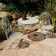 thumbnail image 2 of Modern Home Versailles Antiqued Iron 3pc Folding Bistro Set, 2 of 2