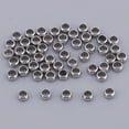 thumbnail image 2 of 50 Uds Mini espaciadoras de agujero grande de acero inoxidable abalorios para joyas para abalorios suministros para manualidades DIY 2mm Zulema Granos de espaciador de acero inoxidable, 2 of 8