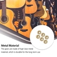 thumbnail image 1 of 6 Pieces Guitar Tuning Peg Gears Accessory Music Instrument Components Metal Machine Head Knob Tuner Peg Gear Replace Component Golden, 1 of 6