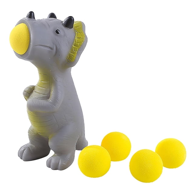 Animal Popper Cow Ball Blaster, juguete para interiores y exteriores con 5 bolas