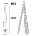 thumbnail image 2 of Men's Ties, Colorful digital polka dots Satin Ties for Men, Mens Formal Neck Ties for Business Weeding Gift, 2 of 5