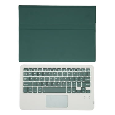 Tablet Keyboard Case for Galaxy Tab A8 10.5in 2022 Detachable Wireless Bluetooth Tablet Keyboard TPU Case Dark Green with Touchpad