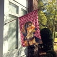 thumbnail image 2 of Carolines Treasures LH9166-FLAG-PARENT Dachshund Hearts Love and Valentines Day Portrait Flag  multicolor, 2 of 2