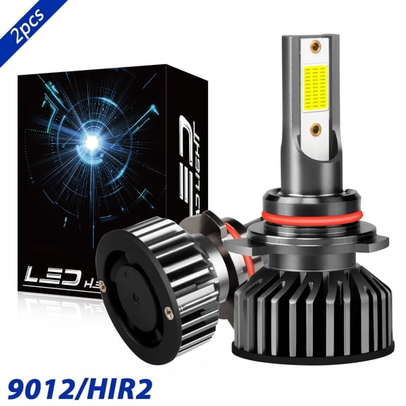 9012 LED Headlight Bulbs White for 2011-2015 Chevrolet Volt 2012 2013 2014