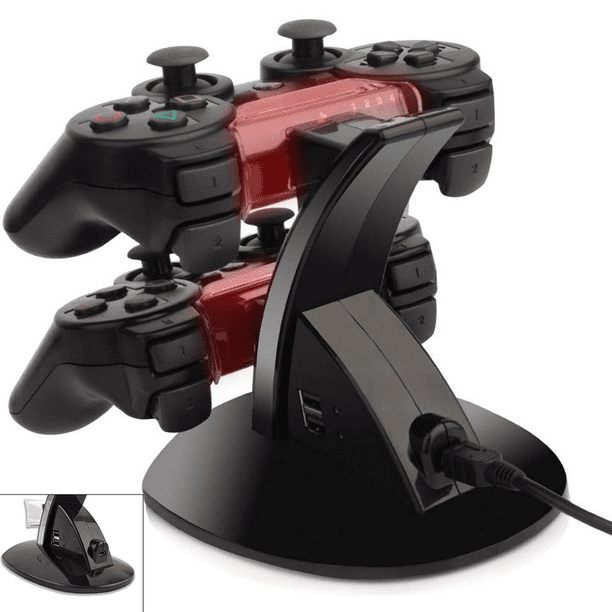 YUNDAP Playstation 3 Controller Charging Dock Charging Station