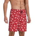 thumbnail image 2 of Naloa Hohoho3 Men's Short Pajama Pants, Pj Shorts, Lounge Comfort Shorts-Small, 2 of 6
