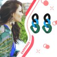thumbnail image 4 of Sonducket 2 piezas pendiente de niña joyería de oreja de moda geometría círculo Irregular pendientes de gota colgantes vestido de fiesta Ropa, zapatos y accesorios Miscelánea Tipo 2, 4 of 6