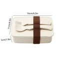 thumbnail image 3 of Vadktai Bento Lunch Box, Snack Box Containers, Bento Box Adult Lunch Box, Dishwasher Safety, 3 of 6