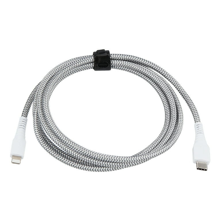 Buy Reconnect RALCE1002 USB-C to Lightning Cable (Black/White