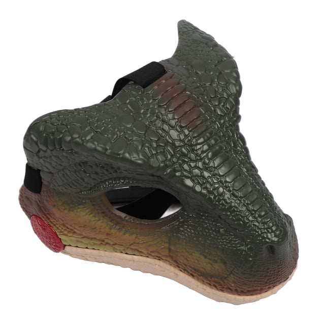 Simulación de Dinosaurio Máscara Elíptrica de Dinosaurio Cubión de la Cara de Dinosaurio Con Luces Texturas Vívidas y Colores Máscara de Dinosaurio Durante las Edades de 7