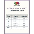 thumbnail image 5 of Fruit of the Loom Women's Eversoft Fleece Open Bottom Pant, 5 of 9