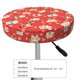 thumbnail image 4 of Balery Japanese Maneki Cats Fundas de asiento para taburete de bar redondo de tela de terciopelo ajustables que protegen de arañazos y manchas para sillas de 14 a 17 pulgadas.-12 inch, 4 of 7