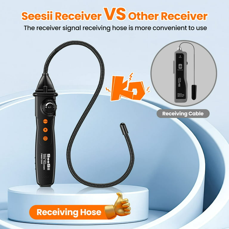 Seesii Updated Underground Cable Locator, Wire Tracer Detector