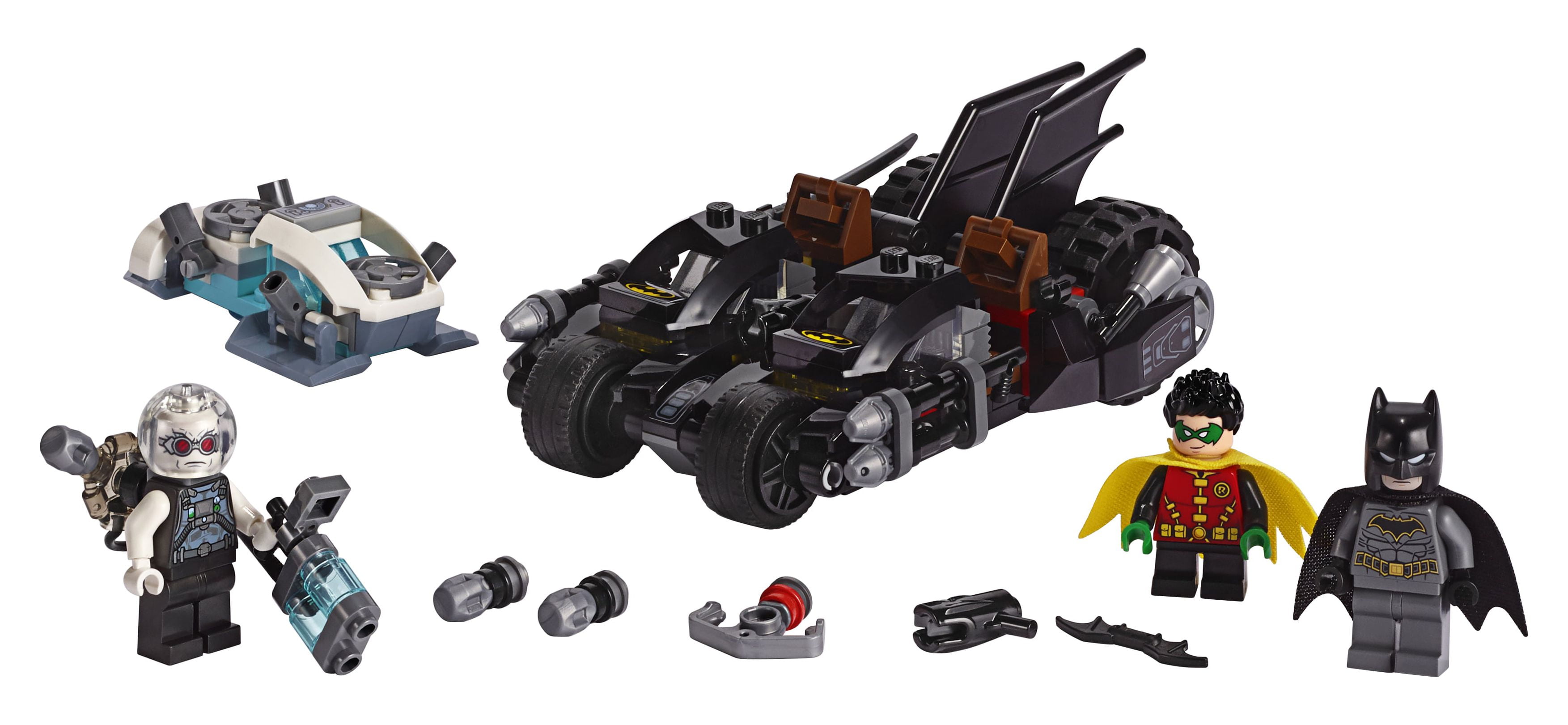 LEGO DC Comics Super Heroes Mr. Freeze Toy Batcycle Battle 76118 (200  Pieces)