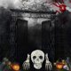 thumbnail image 5 of Decoración de Halloween Calavera Calavera Decoración de jardín, Halloween Creativo Graaughty Enterrado Living Calavera Calavera Patio Césped Decoraciones brillar Electrónica, 5 of 5