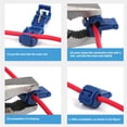 thumbnail image 2 of Scienceny Terminal de crimpado de cable eléctrico, empalmes aislantes para electricista, conectores de Cable, accesorios de conexión de reparación Herramientas eléctricas Rojo Scienceny TO009585-02, 2 of 6
