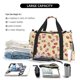 thumbnail image 5 of Disketp Cartoon Popcorn Bolsa de Viaje Tipo Duffle, Bolso de Mano para Fin de Semana para Mujer, Bolsa de Gimnasio Ligera para Hombre, Esencial para Viajes, 5 of 7