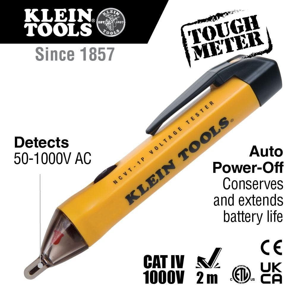 Klein Tools NCVT1PKIT Non-Contact Voltage and GFCI Receptacle Test Kit