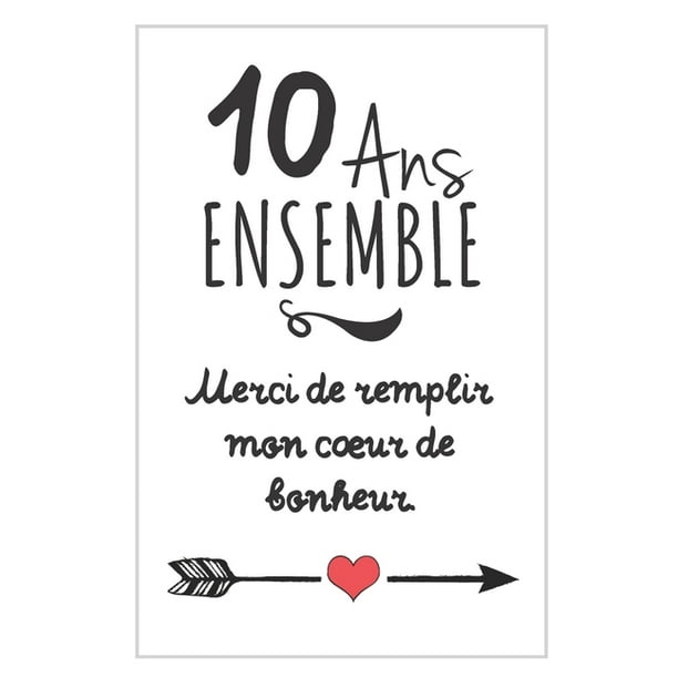 10 Ans Ensemble Carnet De Notes Idee Cadeau Noces D Etain Pour Femme Pour Homme Pour Celebrer Votre Union Paperback Walmart Com Walmart Com