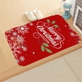 thumbnail image 1 of Puntoco Felpudo navideño, felpudo absorbente para cocina y baño, felpudo antideslizante para baño, 1 of 5