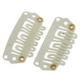 thumbnail image 3 of 100 piezas Clips de presión para extensiones de cabello Sunnimix 28mm, 3 of 8