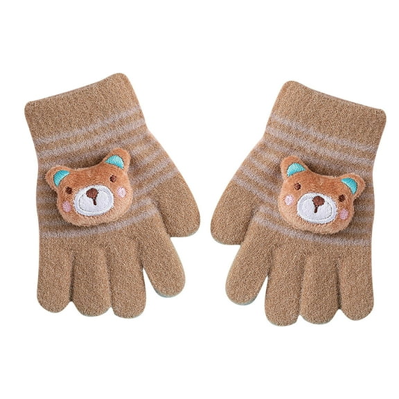 Weikingp Warm Gloves Kid'S Winter Gloves Children Stretchy Warm Gloves Boys Or Girls Knit Gloves (Clearance) A knitting