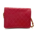 thumbnail image 2 of Pre-Owned Chanel Bicolole Bag Chain Shoulder Shoulder Bag Red x GoldHardware (Good), 2 of 13