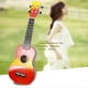 thumbnail image 2 of Ukelele Soprano de Madera de 21 Pulgadas, Guitarra Hawaiana para Estudiantes y Niños, con Nubes de Colores., 2 of 8
