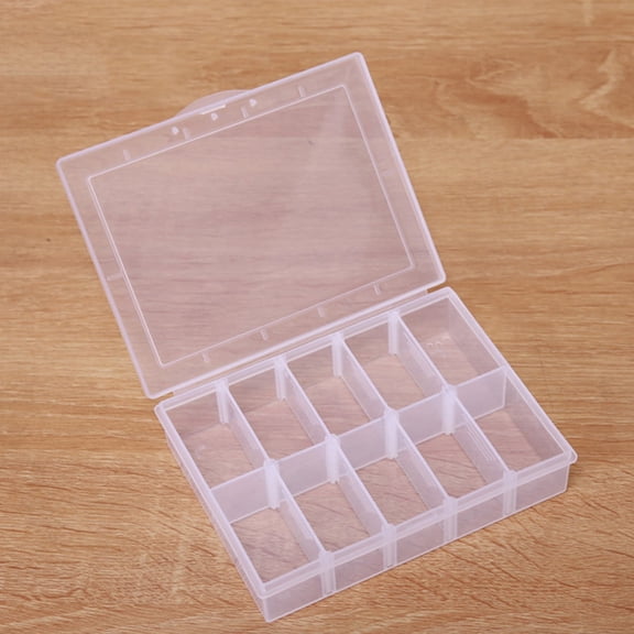 XIPYYKM Snack Box Container for Lunch Accessories, Divided Snackle Box Charcuterie Container, 10 Compartments Reusable Food Storage Containers for Travel, Work,Bento Box Accessories, 1 Pack
