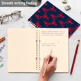 thumbnail image 4 of FORMRS 1-Subject Spiral Notebook 8" x 5" College Ruled 60 Refillable Sheet A5 Hard Cover, Blue Lobster Pattern, 4 of 7