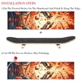 thumbnail image 2 of Hearts Battle Skateboard Grip Tape Stickers Pack of Two - Emery Surface, PVC Backing, 8.8x32.6in/22.4x83 cm Dimensions, 2 of 5