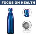 thumbnail image 3 of 1 Uds taza fría aislada galvanizada taza de acero inoxidable 304 taza deportiva taza de agua para coche 500ml, 3 of 5