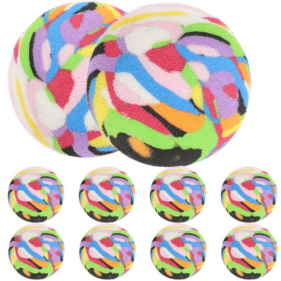 WHAMVOX  10 Pcs Bright Golf Balls Professional Practical Child