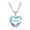 D, variant on Love Heart Pendant Necklaces for Women, Mother's Day Gifts for Mom Grandma Wife from Daughter Son, I Love You Mom
