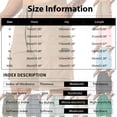 thumbnail image 3 of Domuza Mens Cargo Shorts Drawsting Stretch Waisted Hiking Shorts Casual Quick Dry Workout Pants with Multi-Pockets Sky Blue S, 3 of 5