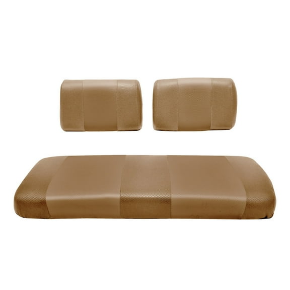 Replacement Seat Cover For Club Car Carry Golf Cart (Tan)