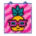 thumbnail image 5 of Playmonster Latch Kit Pineapple Mini Rug #1804, 5 of 5