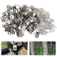 thumbnail image 3 of Kenally Clips para cercas de alambre confiables, 100 piezas, para montaje de cercas agrícolas, abrazaderas de alambre confiables Herramientas y ferretería, 3 of 6