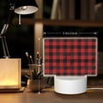 thumbnail image 6 of Fotbe Red Black Plaid Pattern Acrylic Night Light Gift with 3 Color ModesTouch-Sensitive LED Lamp Perfect Gift for Mother's Day, Birthday, or Christmas, 6 of 9