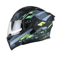 thumbnail image 1 of JIEKAI Motorcycle Helmet Motorcycle Uncovered Helmet Flip Chin Double Visor Full Face Motorcycle Helmet, 1 of 7