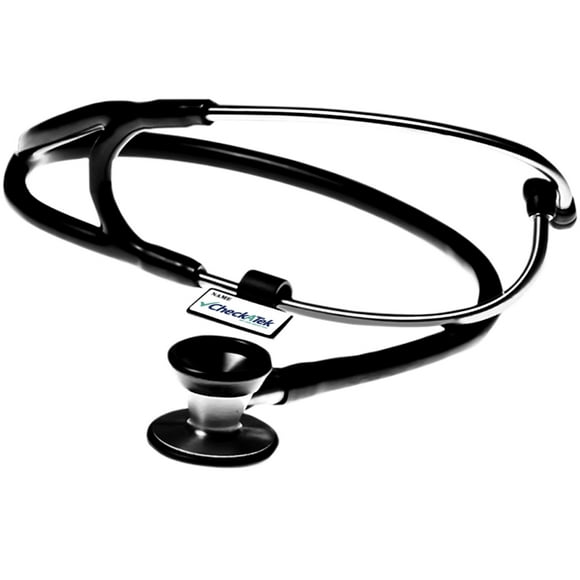 Estetoscopio Cardiológico Doble Campana Negro Checkatek CheckATek E8