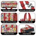 thumbnail image 3 of Teacher Tote Bag,Pioneer Flower Floral Print Pattern Teacher Utility Tote Bag,Large Work Tote Bags for Women with Multiple Pockets,Top Zipper Closure,13.8x10.6x6.7 Inch, 3 of 5