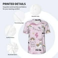 thumbnail image 3 of Rateoe No Drama Llama Pattern Men’s Baseball Short Sleeve Polo Shirt, Midweight Men's Shirt Golf Shirt Polo Shirts Quick Dry Short-Large, 3 of 7