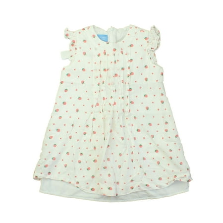 

Pre-owned Anavini Girls White | Strawberries Dress size: 4T