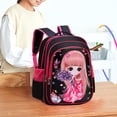 thumbnail image 4 of Mochila para Niños Jinwen Mochila de Tela Oxford L Negro, 4 of 8