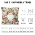 thumbnail image 5 of COMIO Spring Summer Gnome Lumbar Decorative Throw Pillow Cover, Rectangular Pink Sunflower Outdoor Home Decor, Floral Flower Diamonds Butterfly Seasonal Couch Cushion Case White, 5 of 5