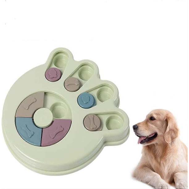 Dog Puzzle Toys,Dog Interactive Training Slow Feeder,Dog Treat Puzzle Toys for Dog Smart Beginner,Increase IQ Pet Dog Training Games Feeder (Green)