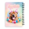 thumbnail image 2 of Happy Easter Chinese Shar-Pei with Bunny Ear Headband and Flowers Spiral Bound Journal Dog Lover 5x7in Spiral Notebook - 13001, 2 of 5