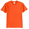 thumbnail image 2 of Port Company Tall Core Blend Tee-4XLT (Safety Orange), 2 of 3